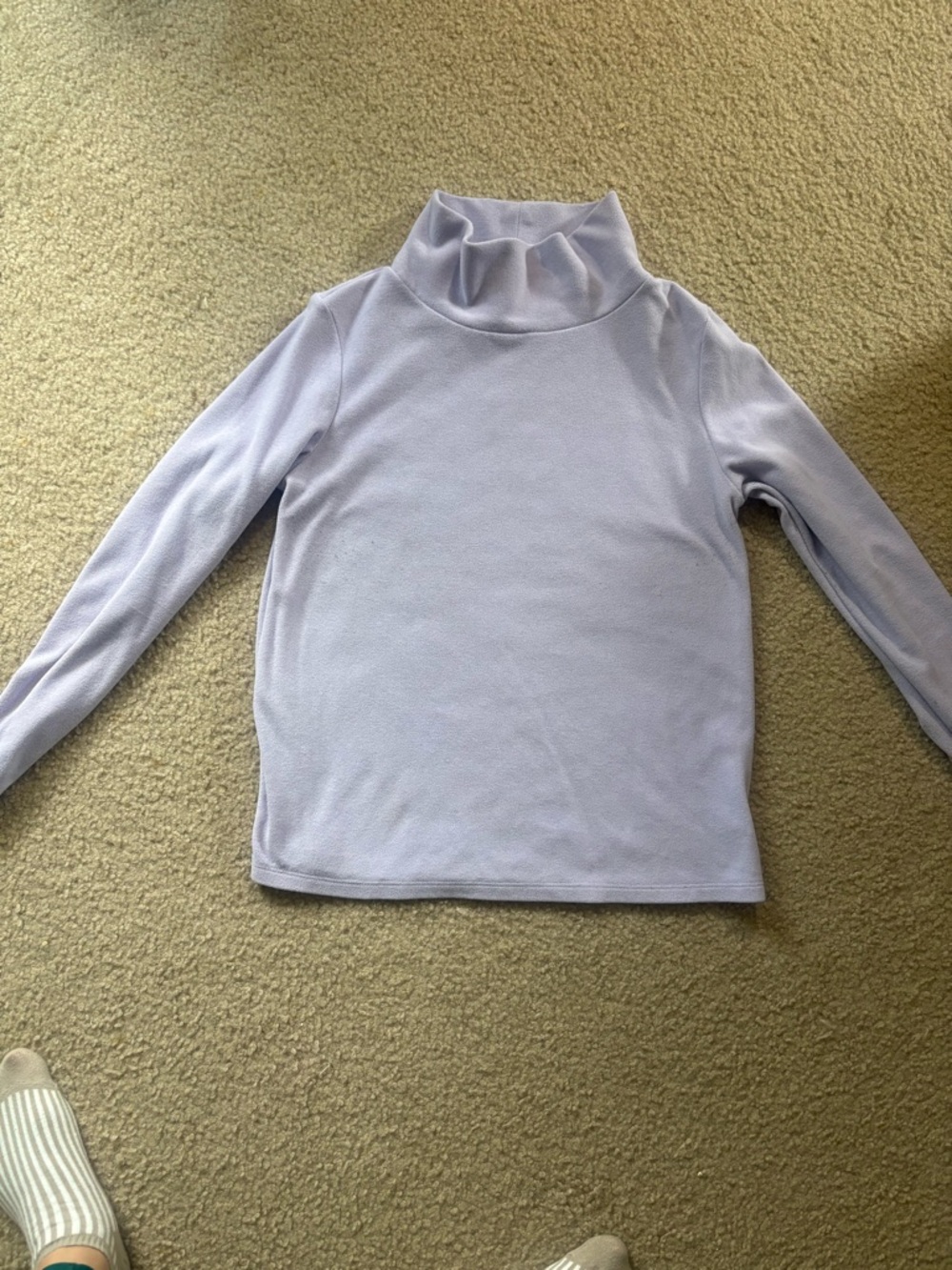 Dudley Stephens Lavender Turtleneck Pullover